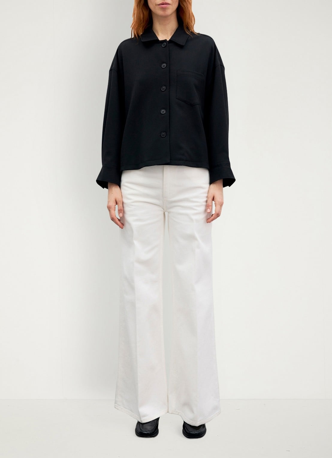 Gerard Darel Junia overshirt - voorkant 4 zwart