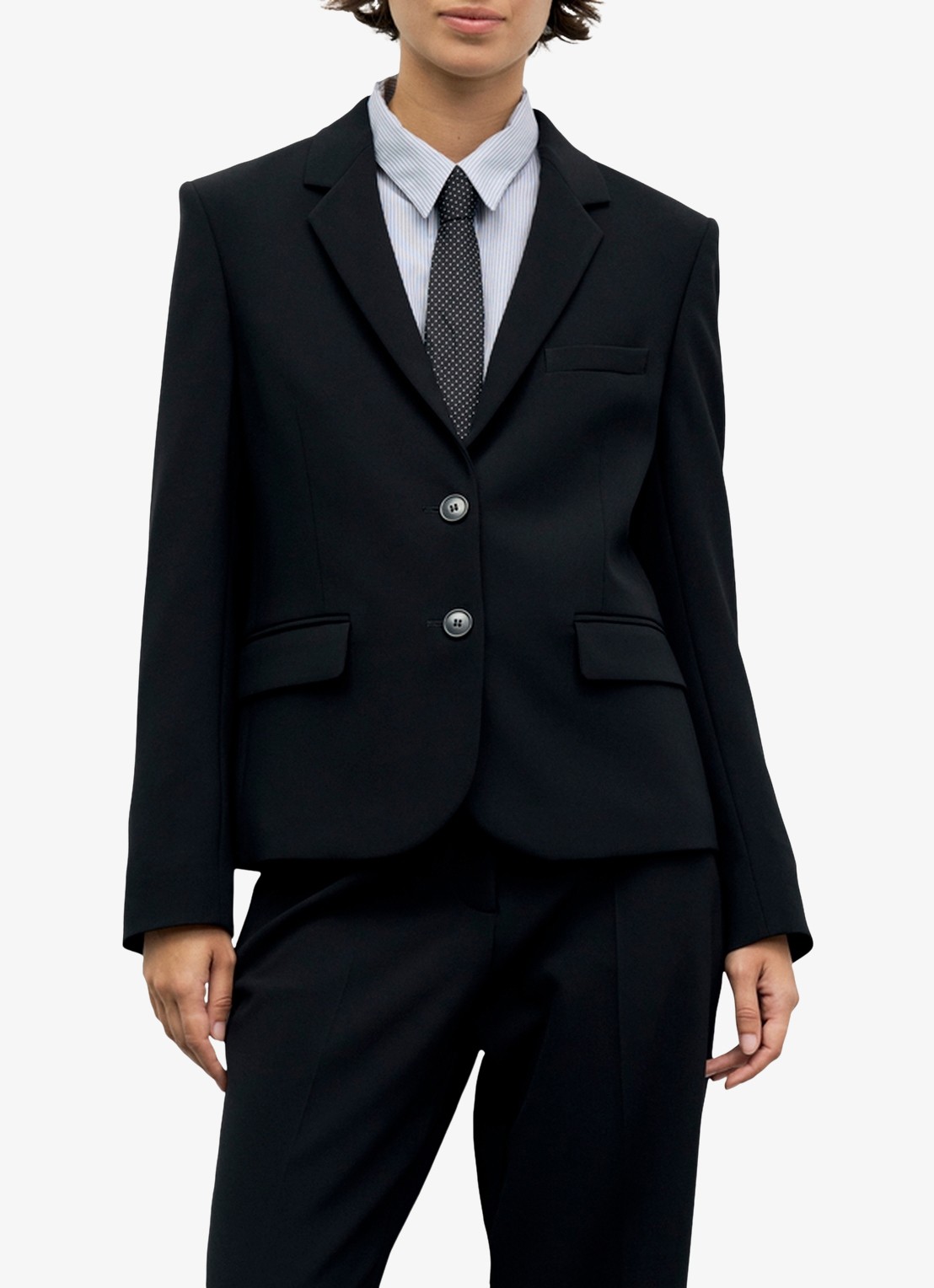 Gerard Darel Justa single-breasted blazer  - detail 3 zwart
