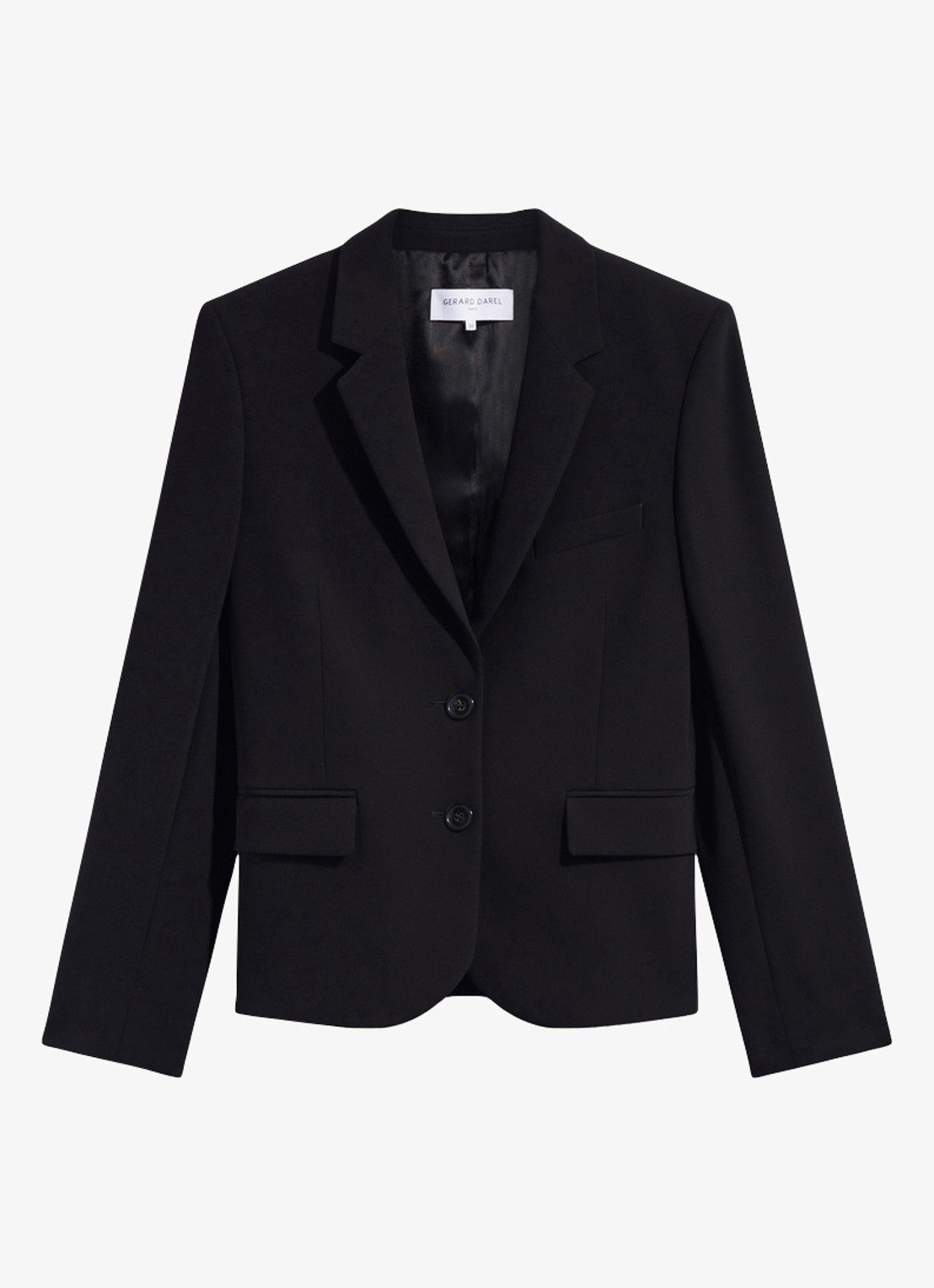 Gerard Darel Justa single-breasted blazer  - voorkant 4 zwart