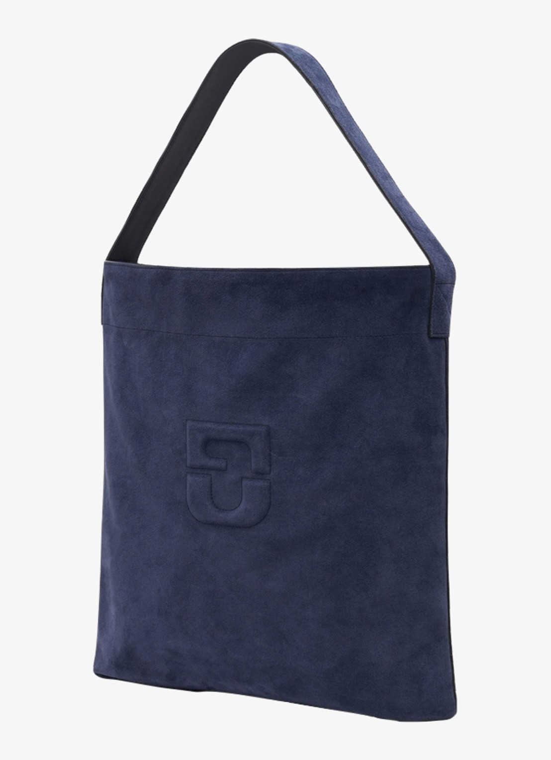 Gerard Darel Lady GD schoudertas van suéde - detail 2 donkerblauw