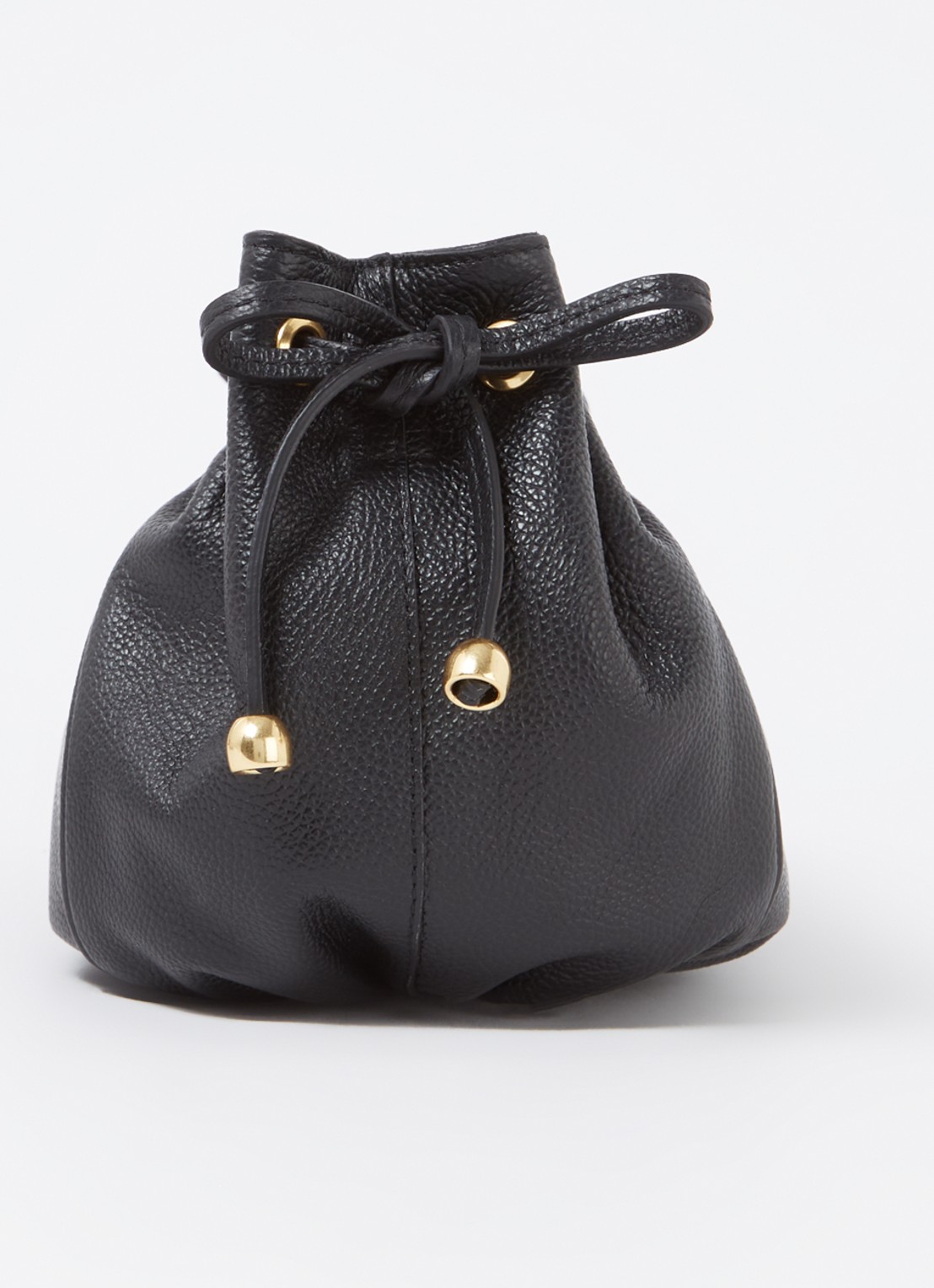 Gerard Darel Le Mini 24 crossbodytas van leer - detail 2 zwart