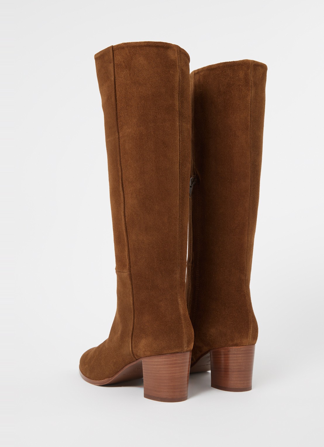 Gerard Darel Lizzie laars van suède - detail 3 camel