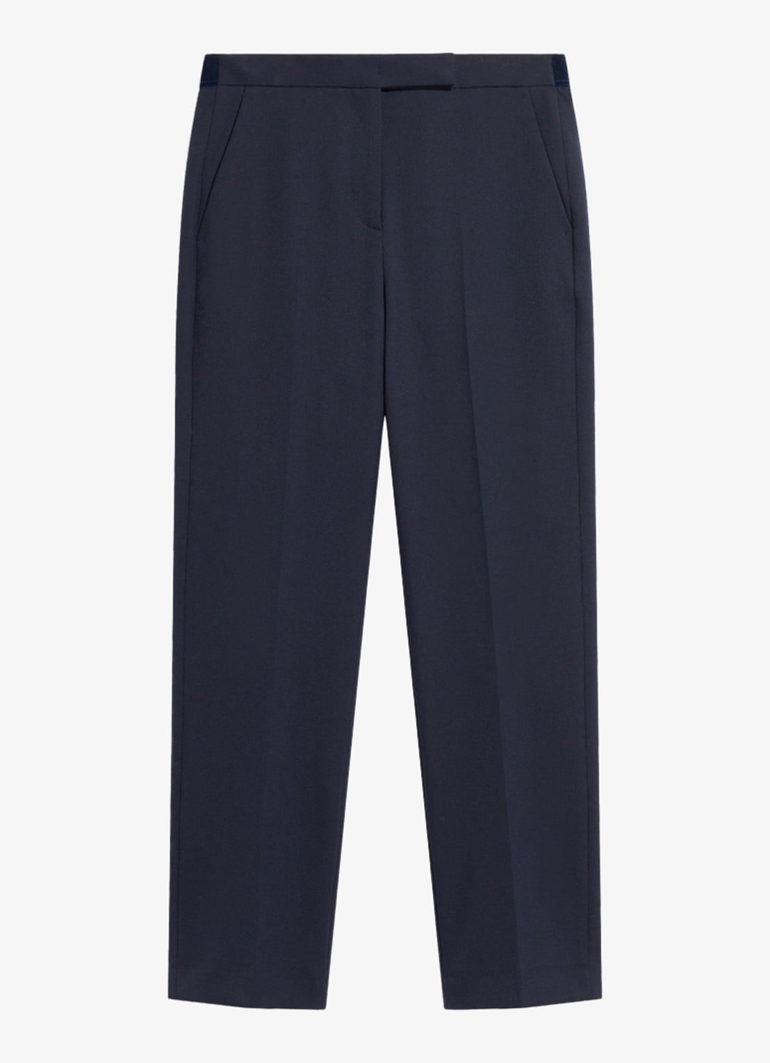 Gerard Darel Mei mid waist slim fit pantalon - voorkant 4 donkerblauw