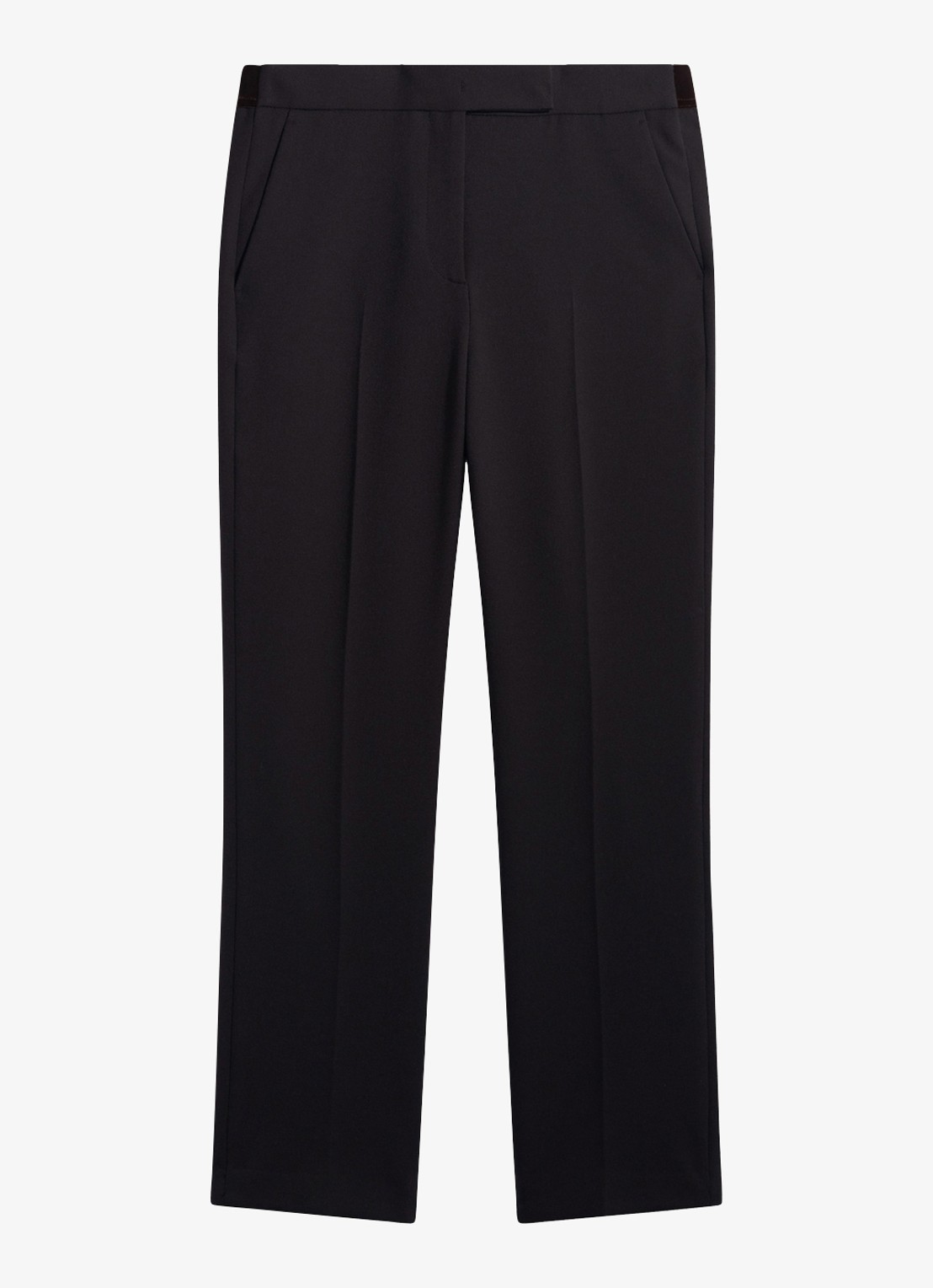 Gerard Darel Mei mid waist slim fit pantalon - voorkant 4 zwart
