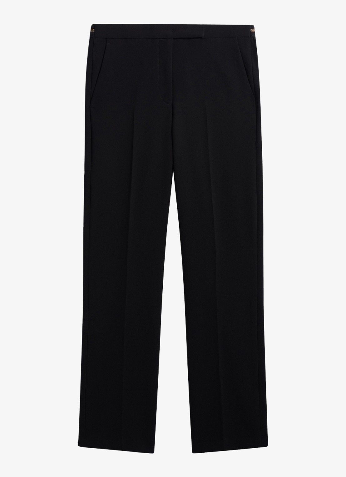 Gerard Darel Mie mid waist slim fit pantalon - voorkant zwart