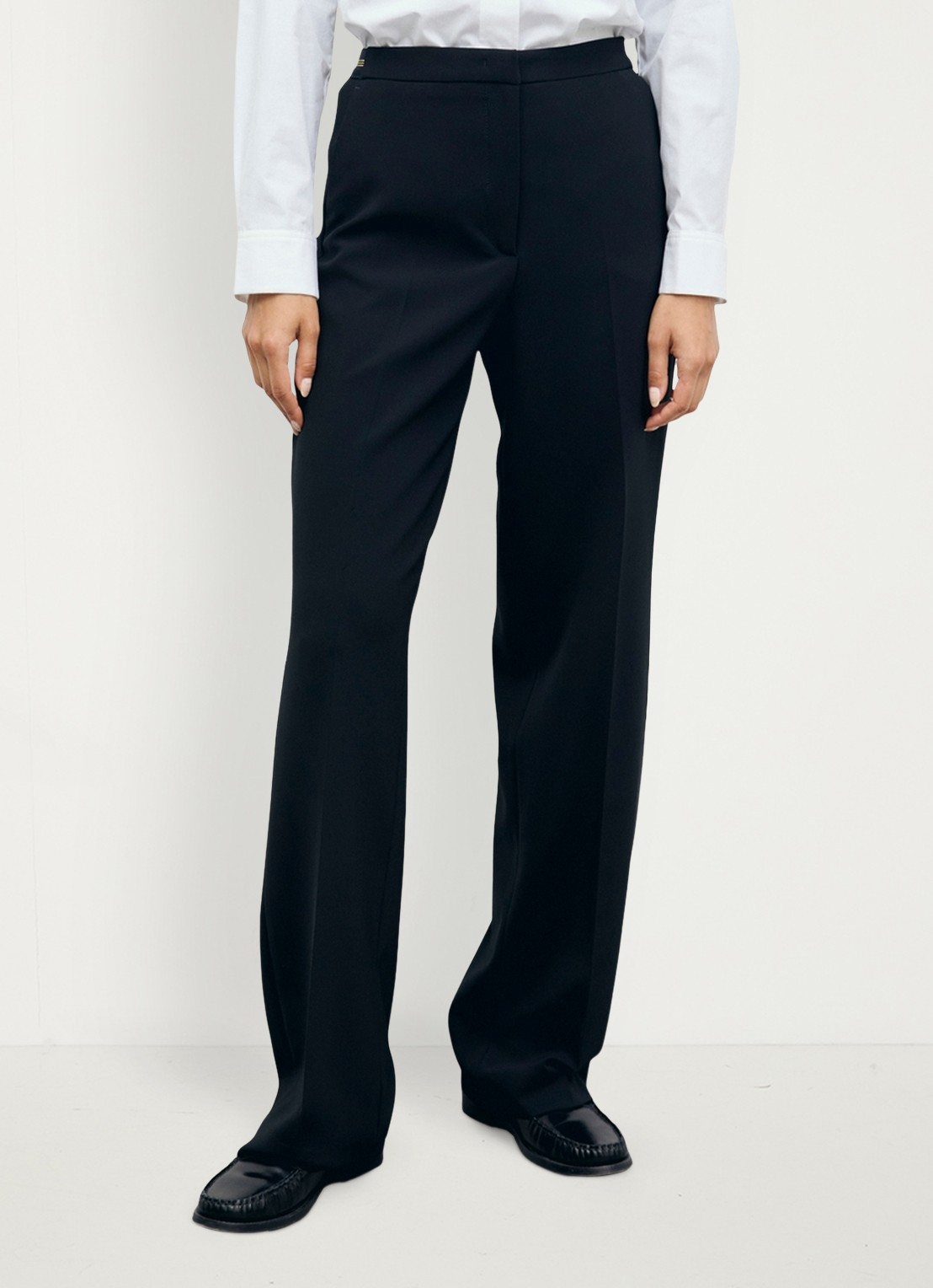 Gerard Darel Mili mid waist slim fit pantalon  - detail 3 zwart