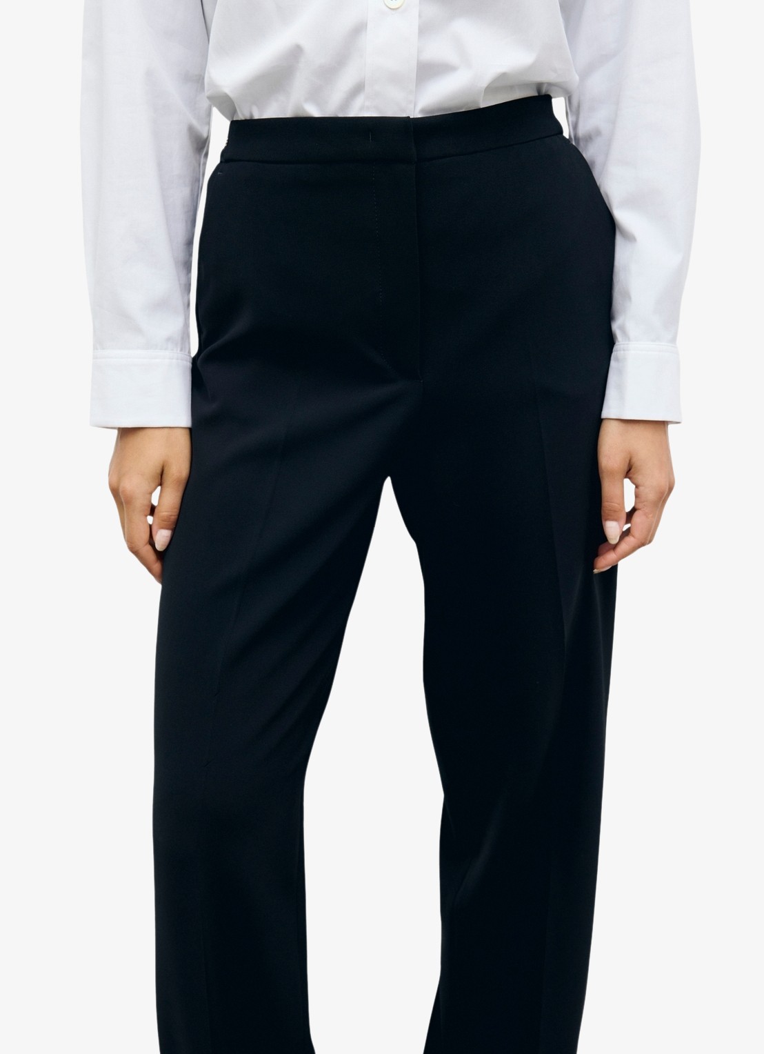Gerard Darel Mili mid waist slim fit pantalon  - detail 4 zwart