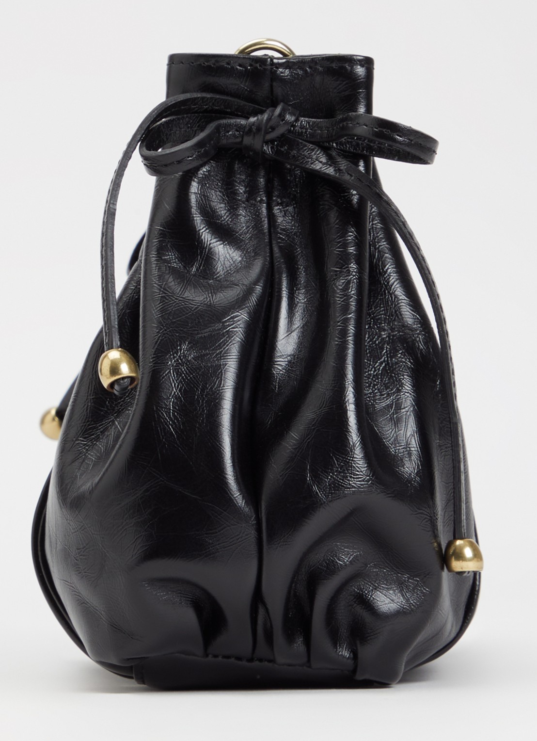 Gerard Darel Mini Dany handtas van leer met afneembare schouderriem - detail 4 zwart