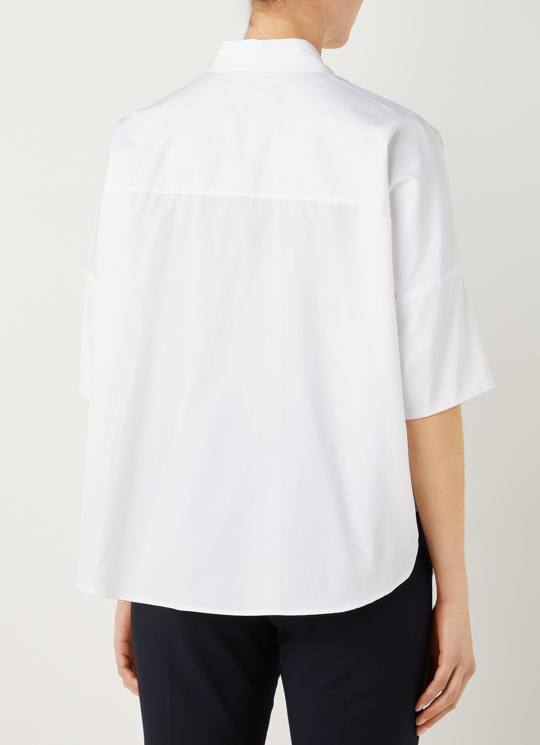 Gerard Darel Nara blouse met stretch - achterkant wit