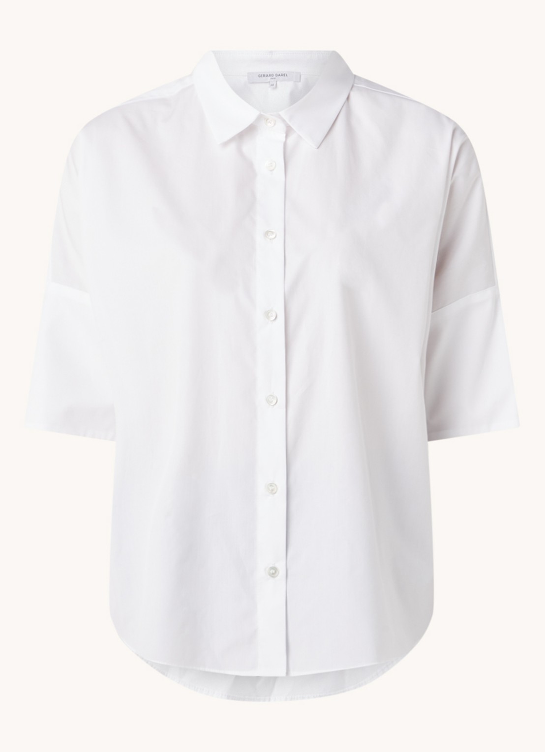 Gerard Darel Nara blouse met stretch - voorkant 3 wit