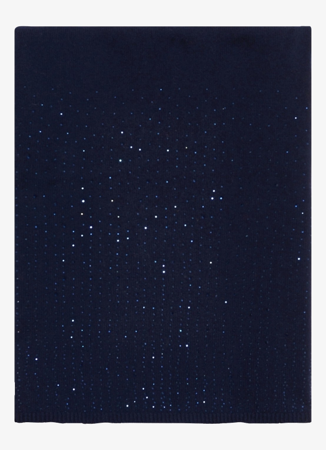 Gerard Darel Sia sjaal van wol met strass - voorkant 3 blauw