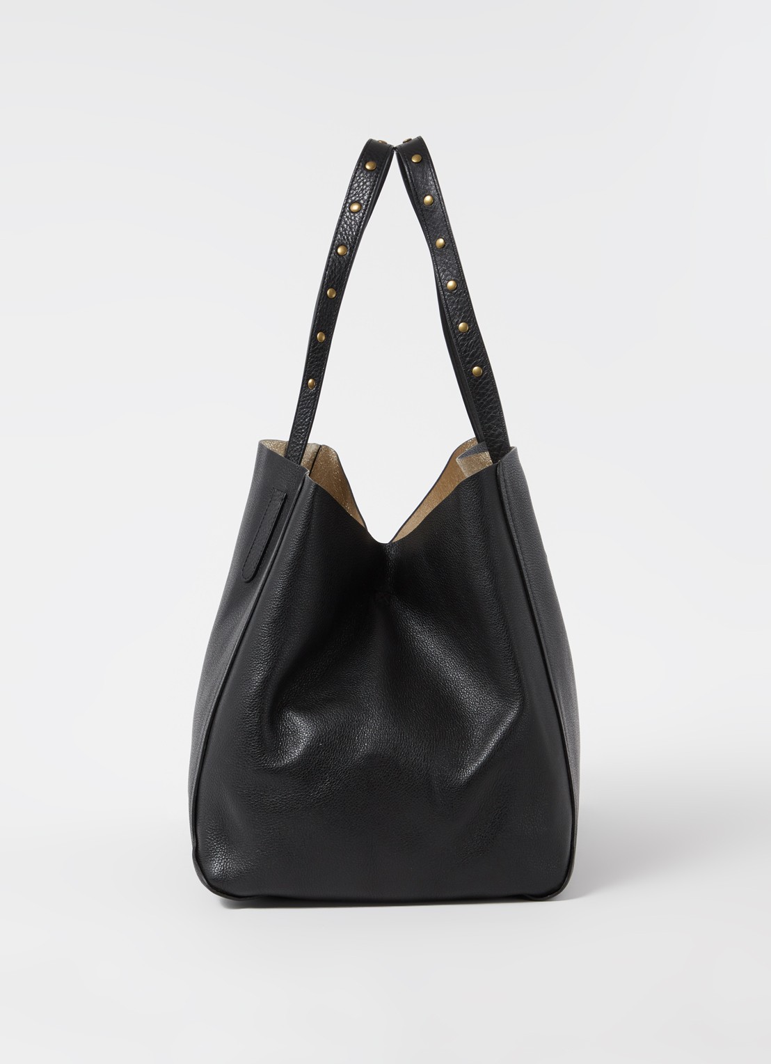 Gerard Darel Simple Two shopper van leer met uitneembaar etui - detail 3 zwart