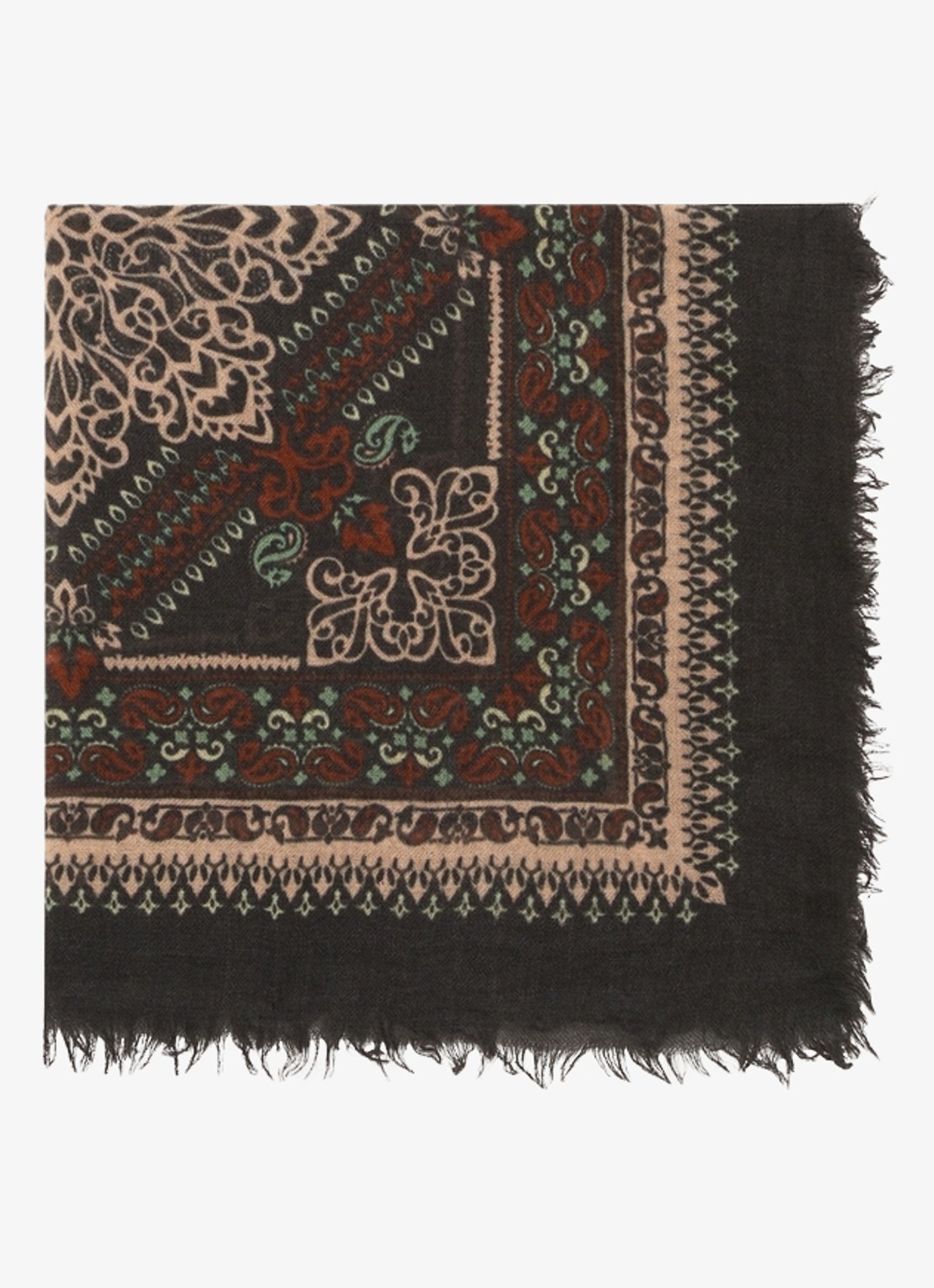 Gerard Darel Sinead bandana van wol - voorkant bruin