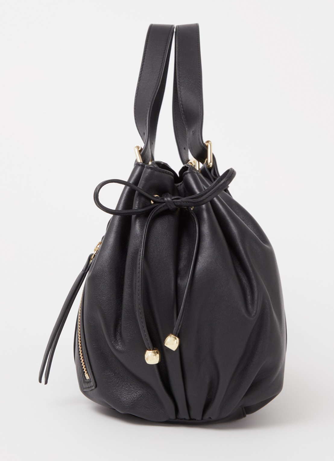 Gerard Darel St Germain handtas van leer - detail 4 zwart