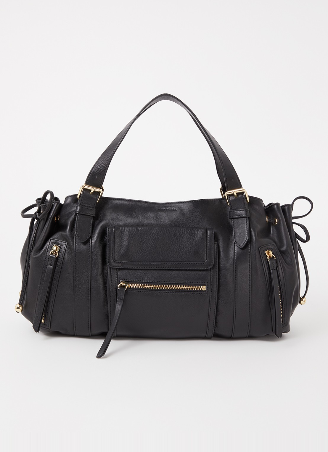 Gerard Darel St Germain handtas van leer - voorkant 2 zwart