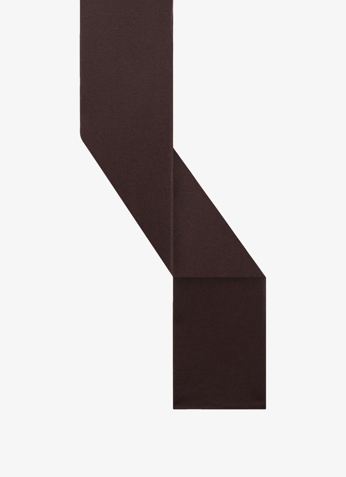 Gerard Darel Stee sjaal van kasjmier - detail 2 donkerbruin