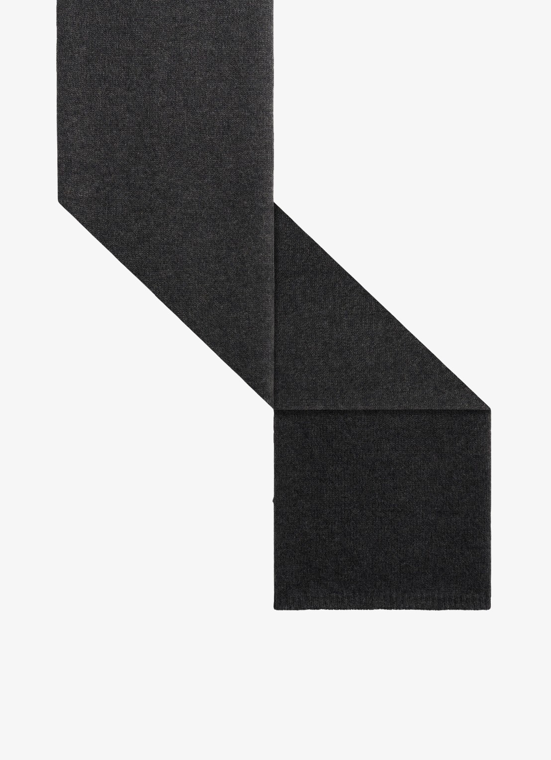 Gerard Darel Stee sjaal van kasjmier - detail donkergrijs