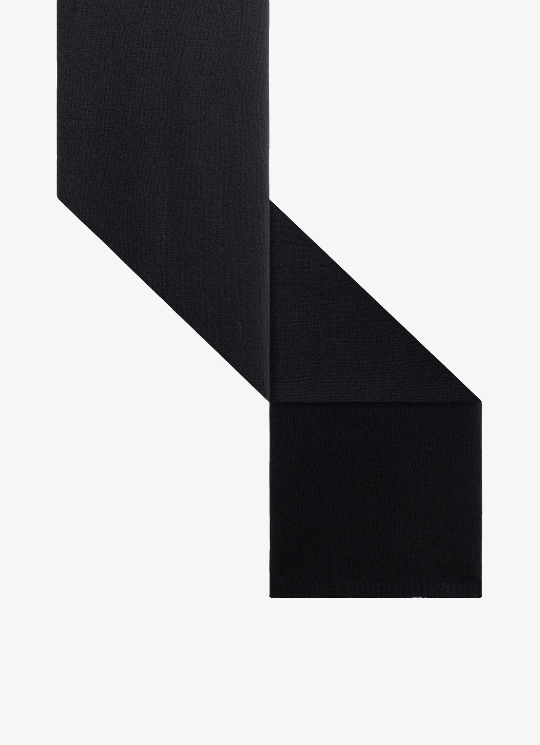 Gerard Darel Stee sjaal van kasjmier - detail zwart