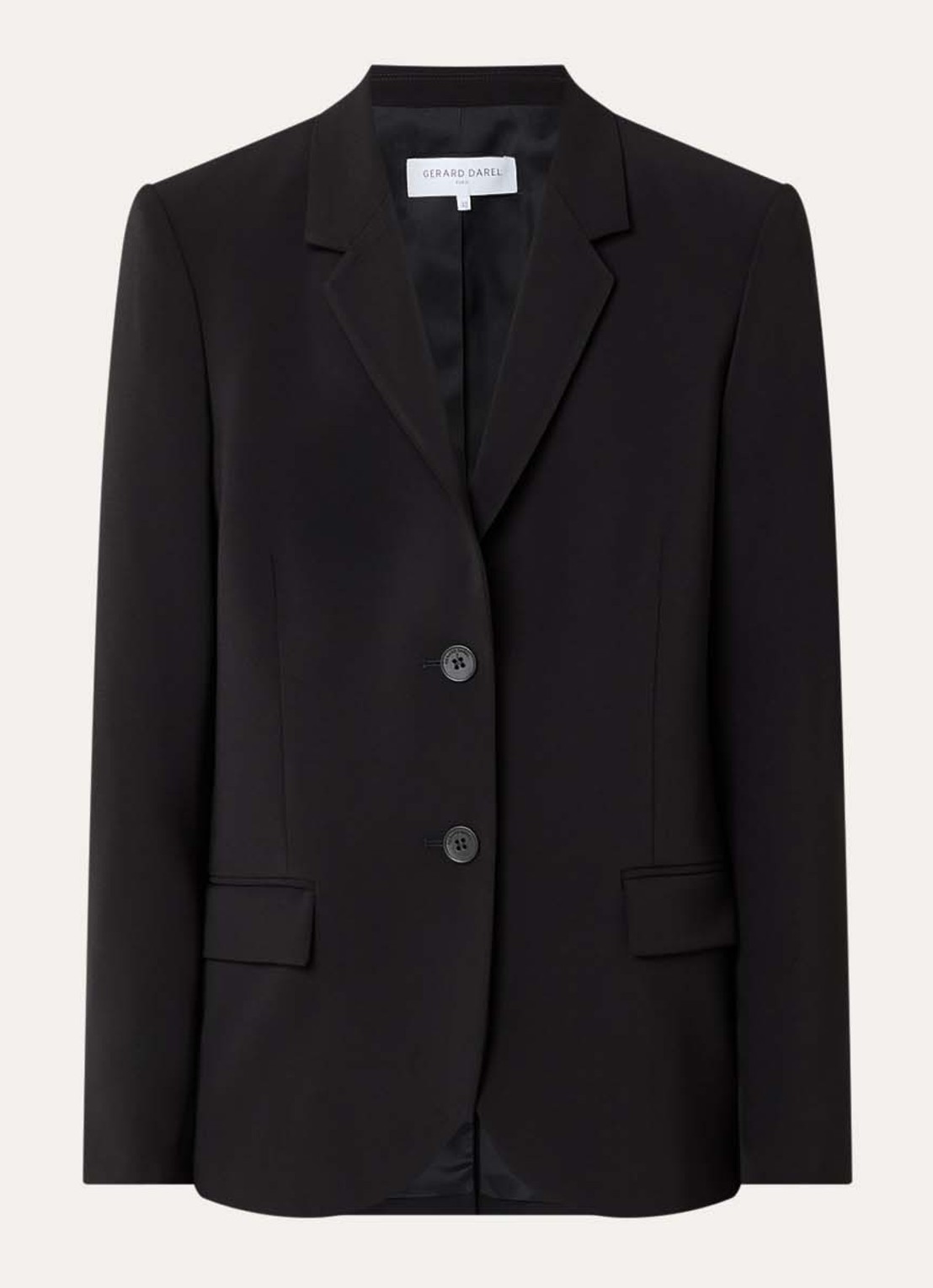Gerard Darel Taisy blazer met klepzakken - voorkant 2 zwart