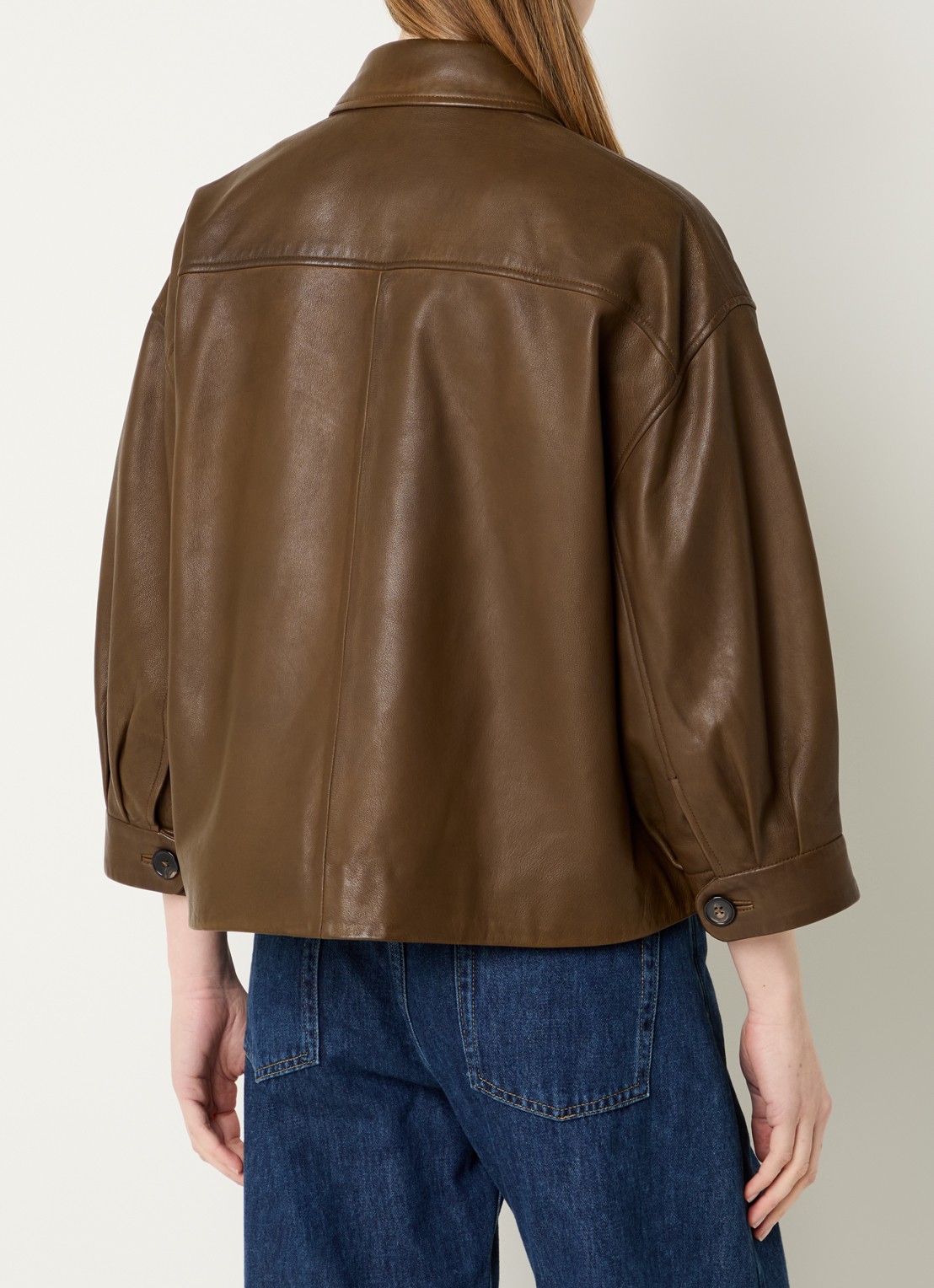 Gerard Darel Tinae jack van lamsleer - achterkant bruin