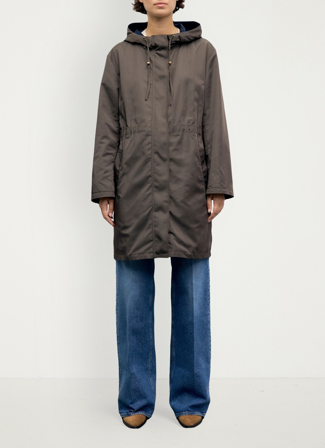 Gerard Darel Velia reversible parker  - voorkant 8 bruin