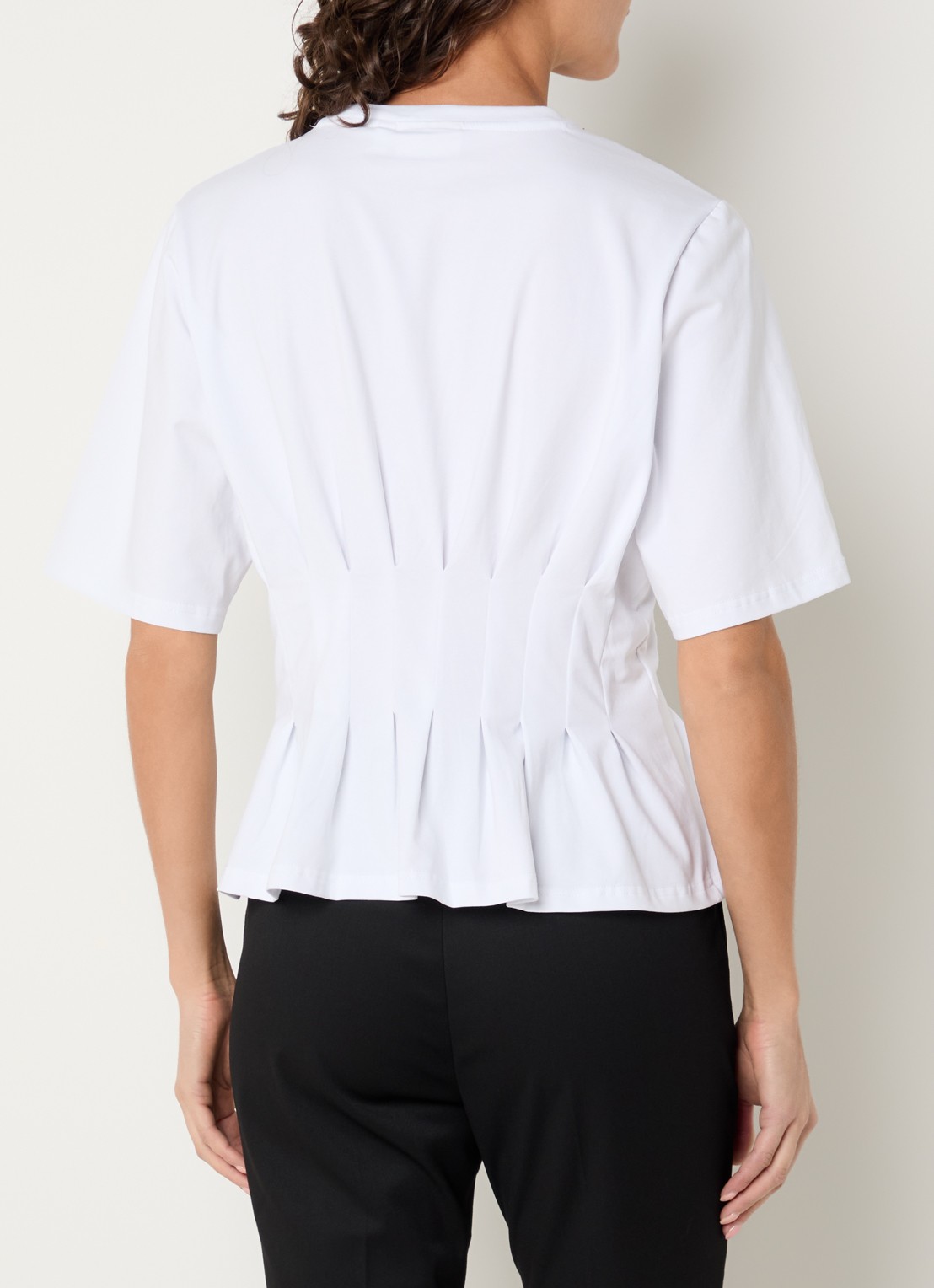 Gestuz GZinez T-shirt met strass - achterkant 4 wit