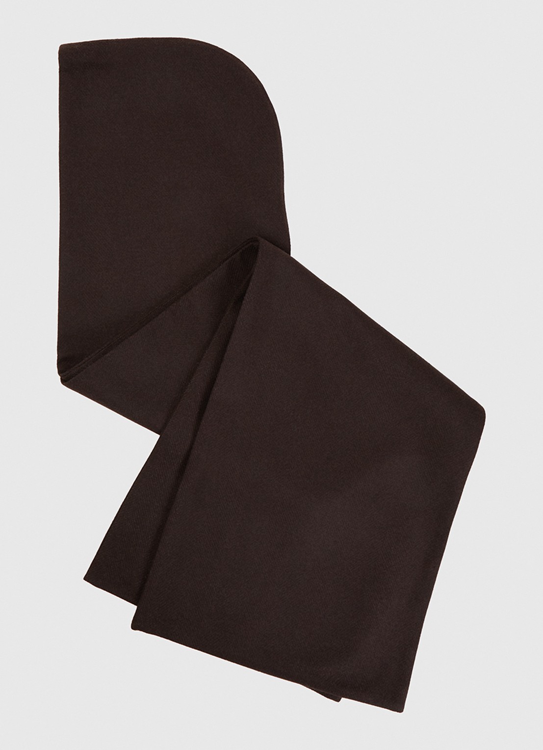 Gestuz GZvenja sjaal met capuchon in wolblend 240 x 35 cm - voorkant aubergine