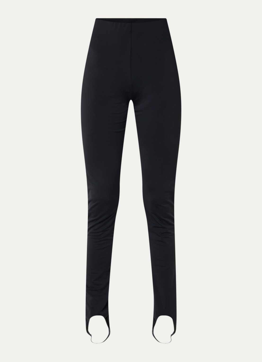 Gestuz Lyrose high waist slim fit legging  - voorkant 2 zwart