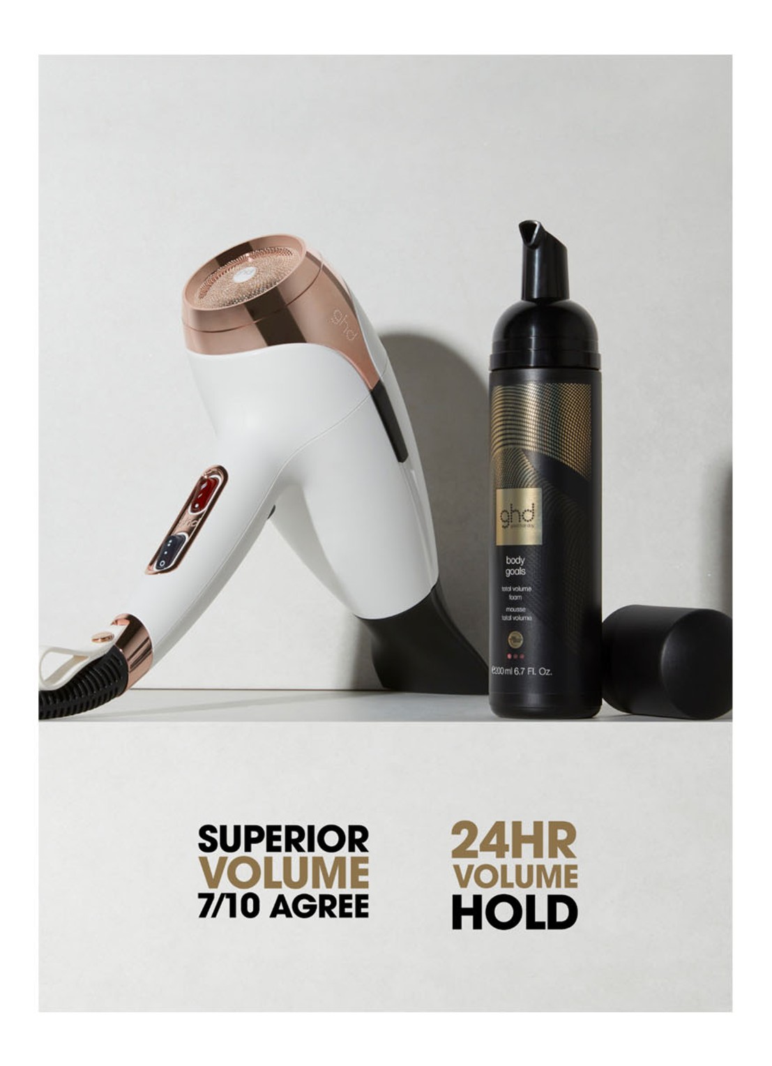 ghd Body Goals Total Volume Foam - stylingmousse - voorkant 2 undefined