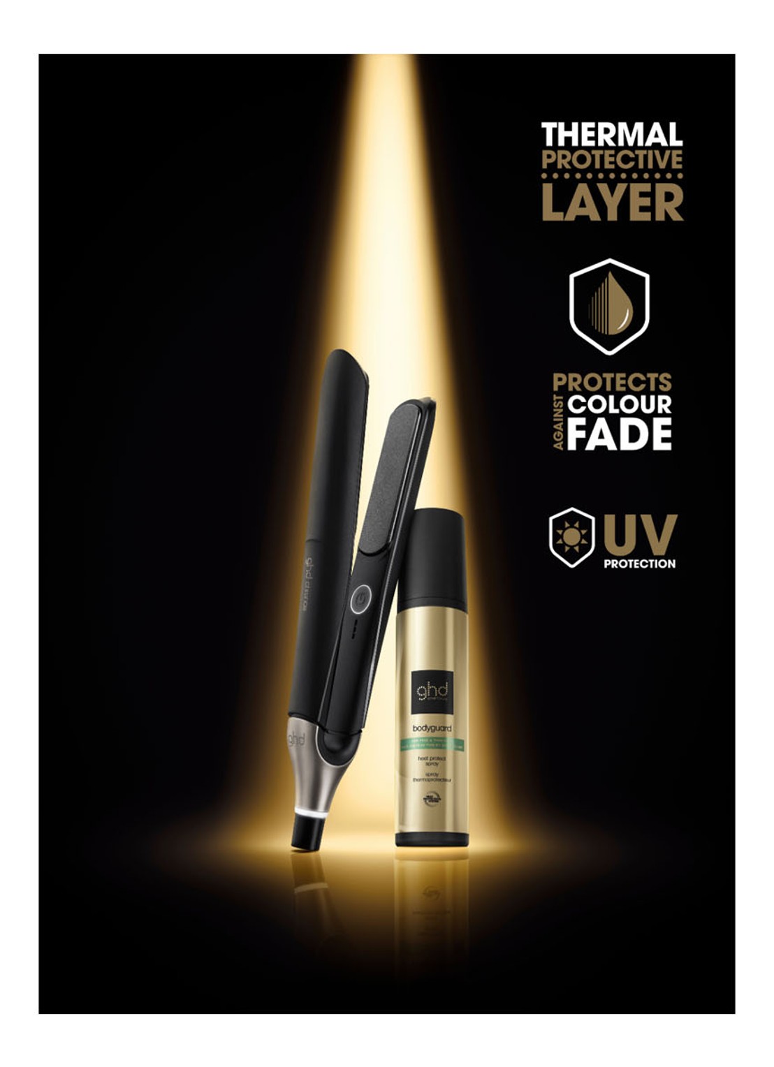 ghd Bodyguard Heat Protect Spray - heat protect spray voor fijn en dun haar - detail 3 undefined