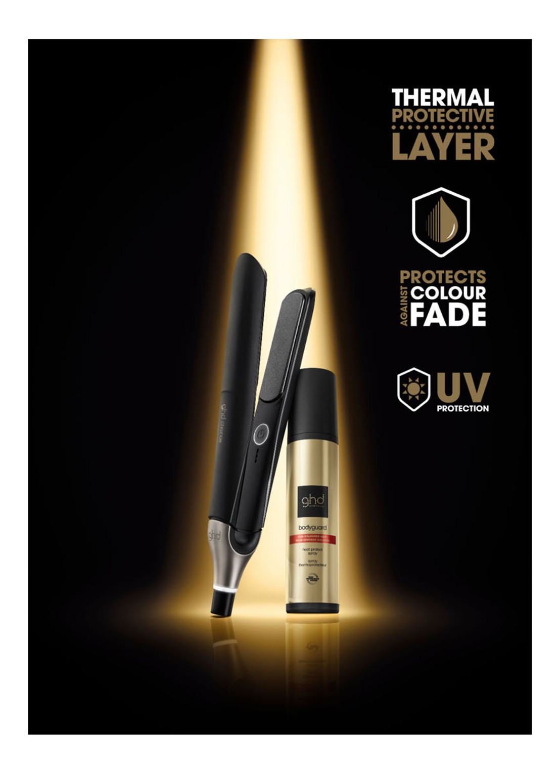ghd Bodyguard Heat Protect Spray - heat protect spray voor gekleurd haar - detail 3 undefined