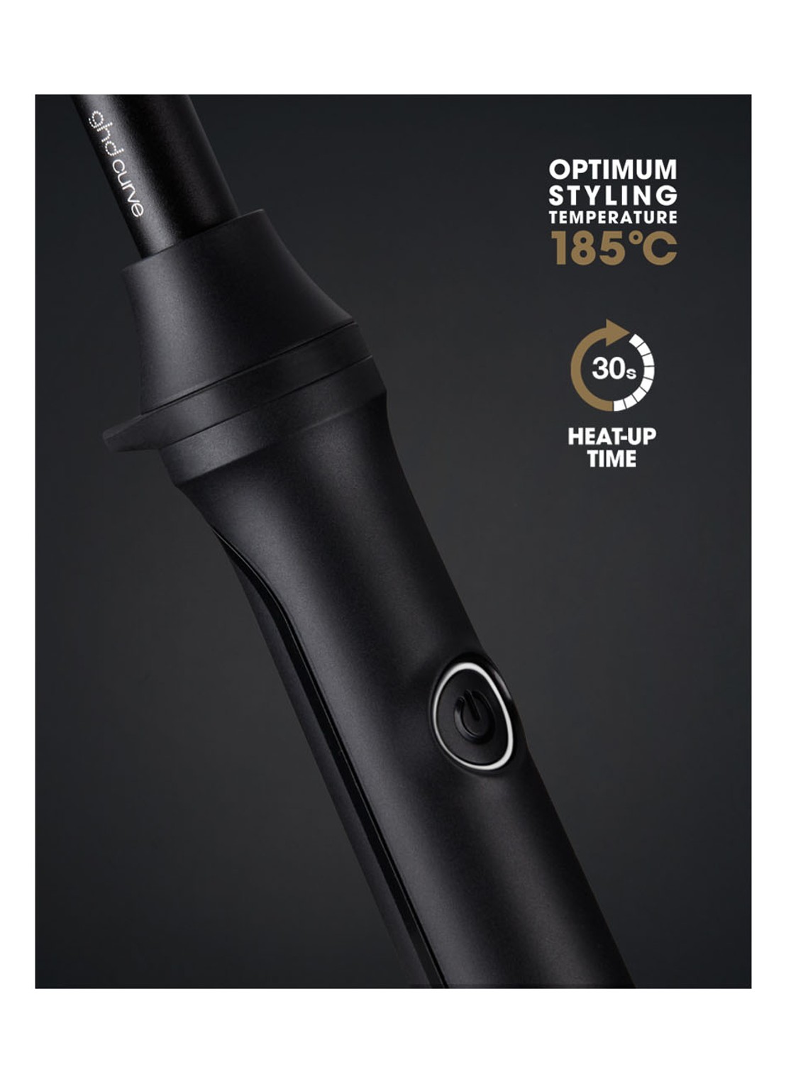 ghd Curve Thin Wand 14 mm krultang - detail 5 zwart