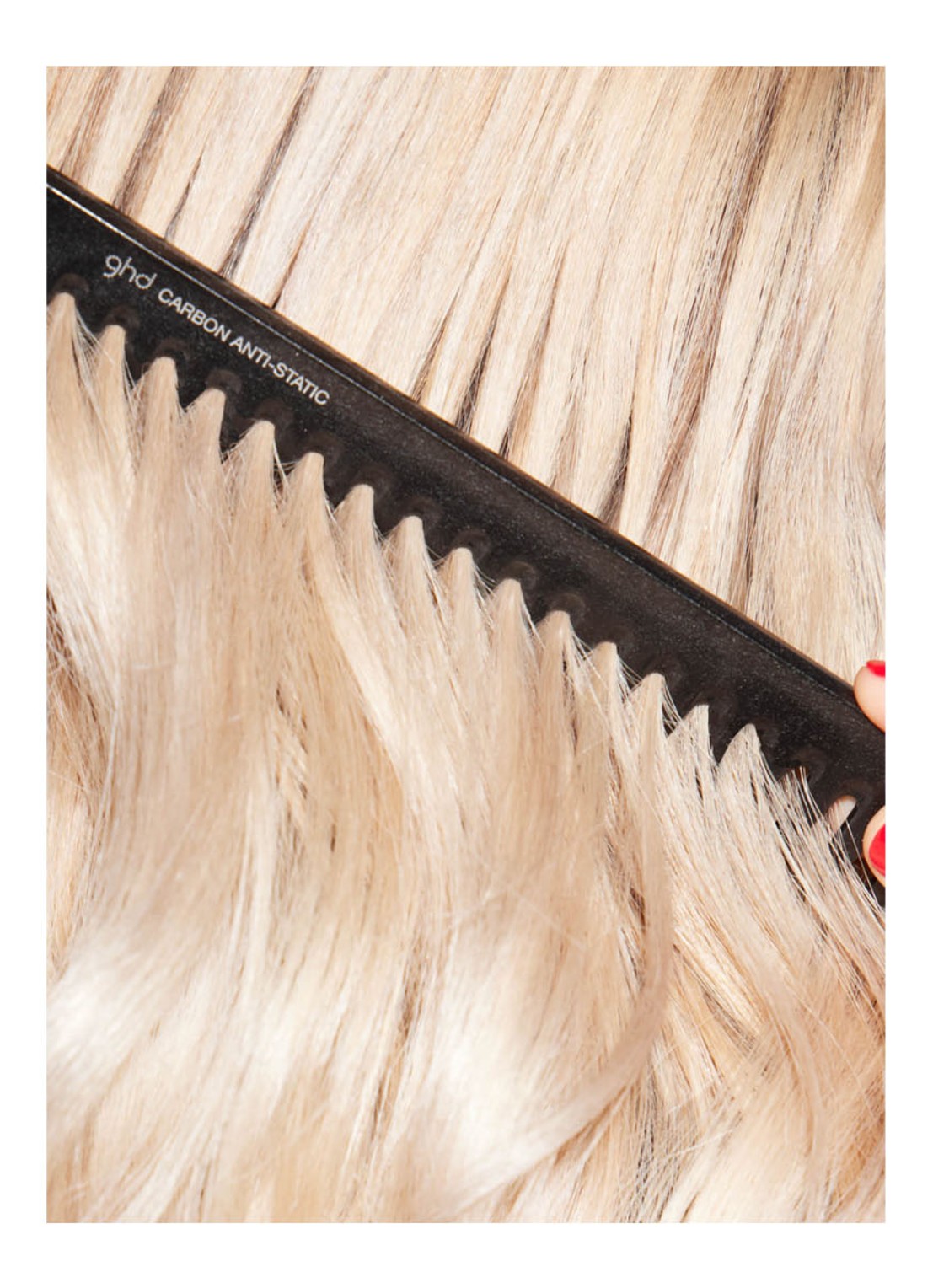 ghd Detangling Comb - haarkam van carbon - detail 2 undefined