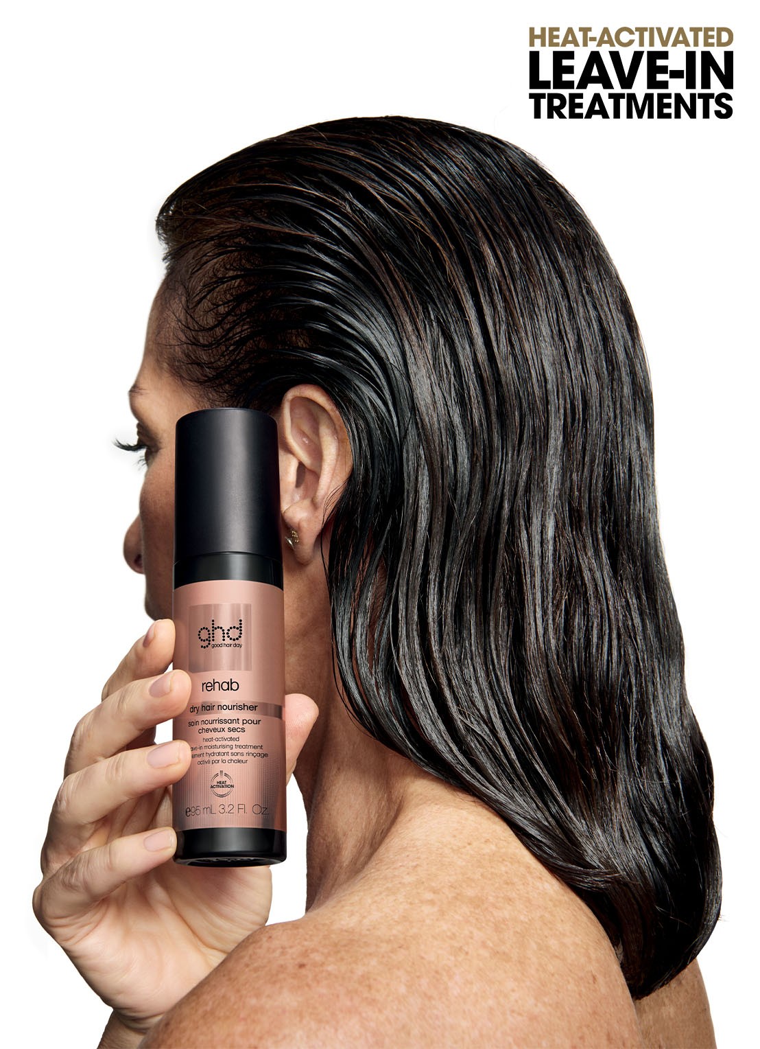 ghd Dry Hair Nourisher - haarspray - achterkant undefined