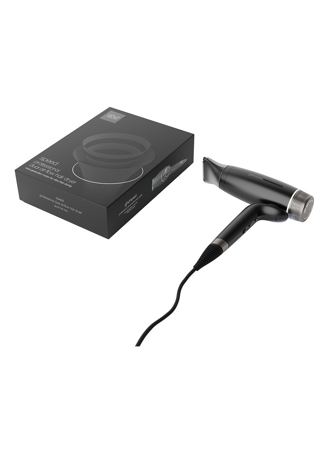 ghd ghd Speed - ultrasnelle ionische föhn  - voorkant 8 zwart