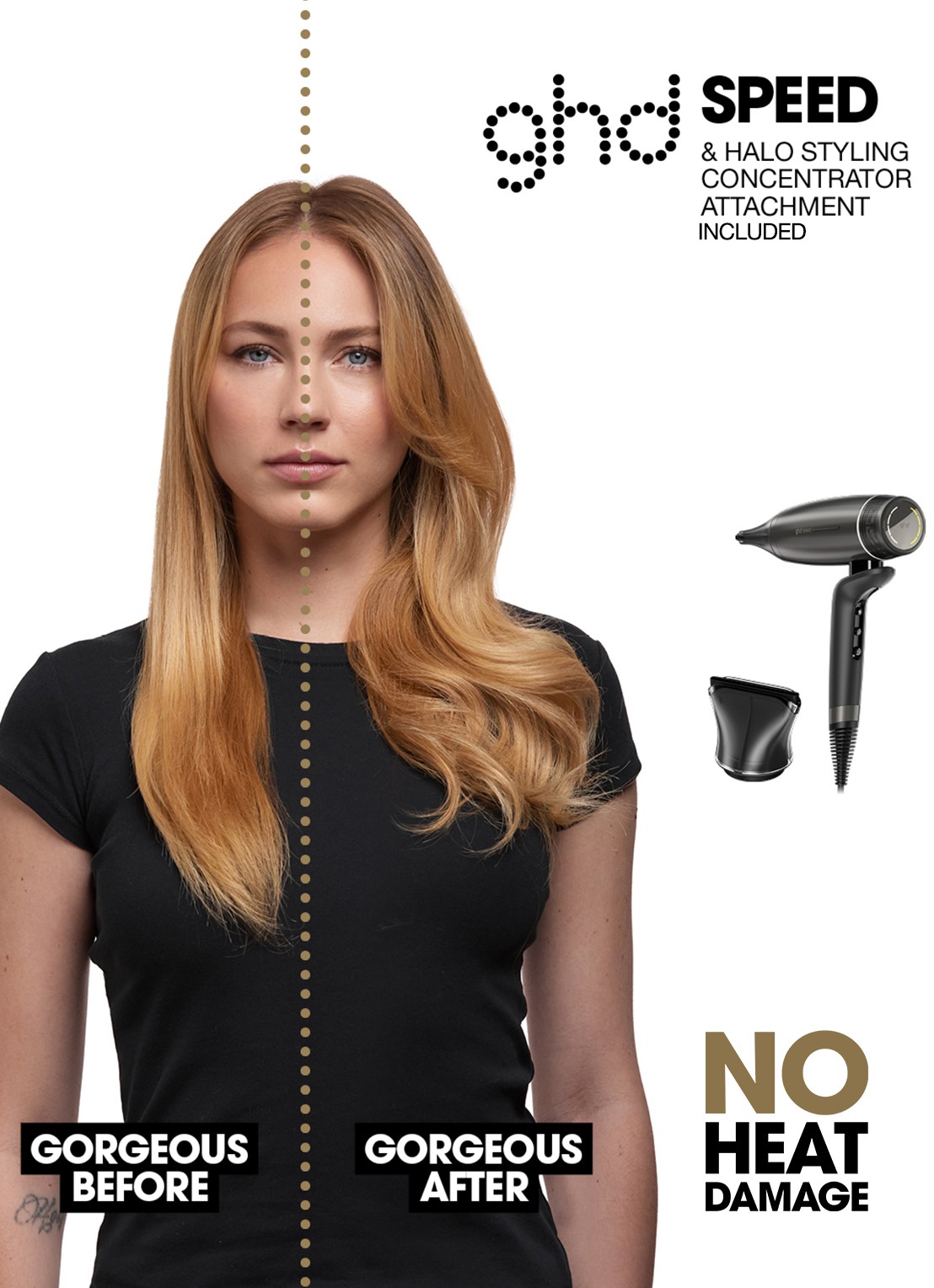 ghd ghd Speed - ultrasnelle ionische föhn  - detail 6 titanium zwart