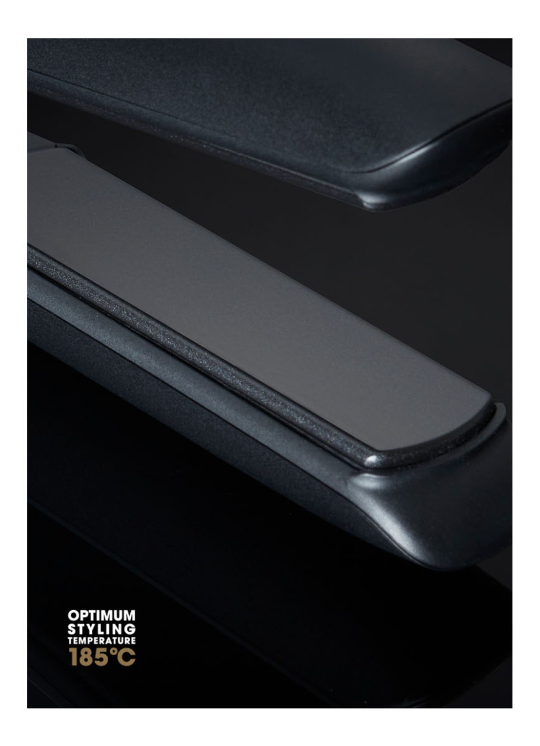 ghd Platinum+ Styler Zwart - stijltang - voorkant 2 zwart