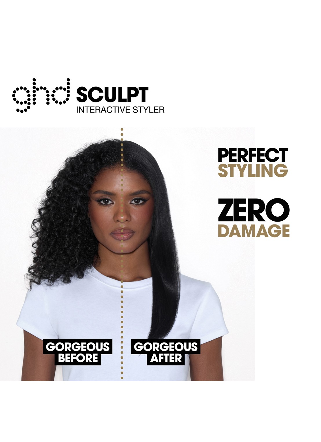 ghd Sculpt interactieve styler - stijltang - detail 3 wit