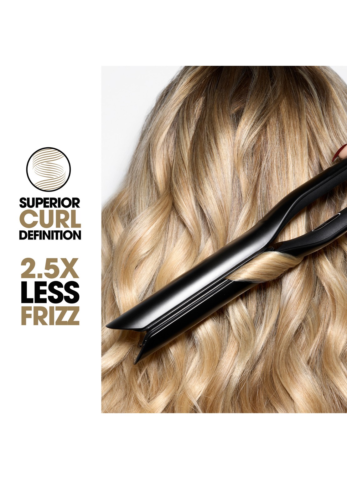 ghd Sculpt interactieve styler - stijltang - detail 4 zwart