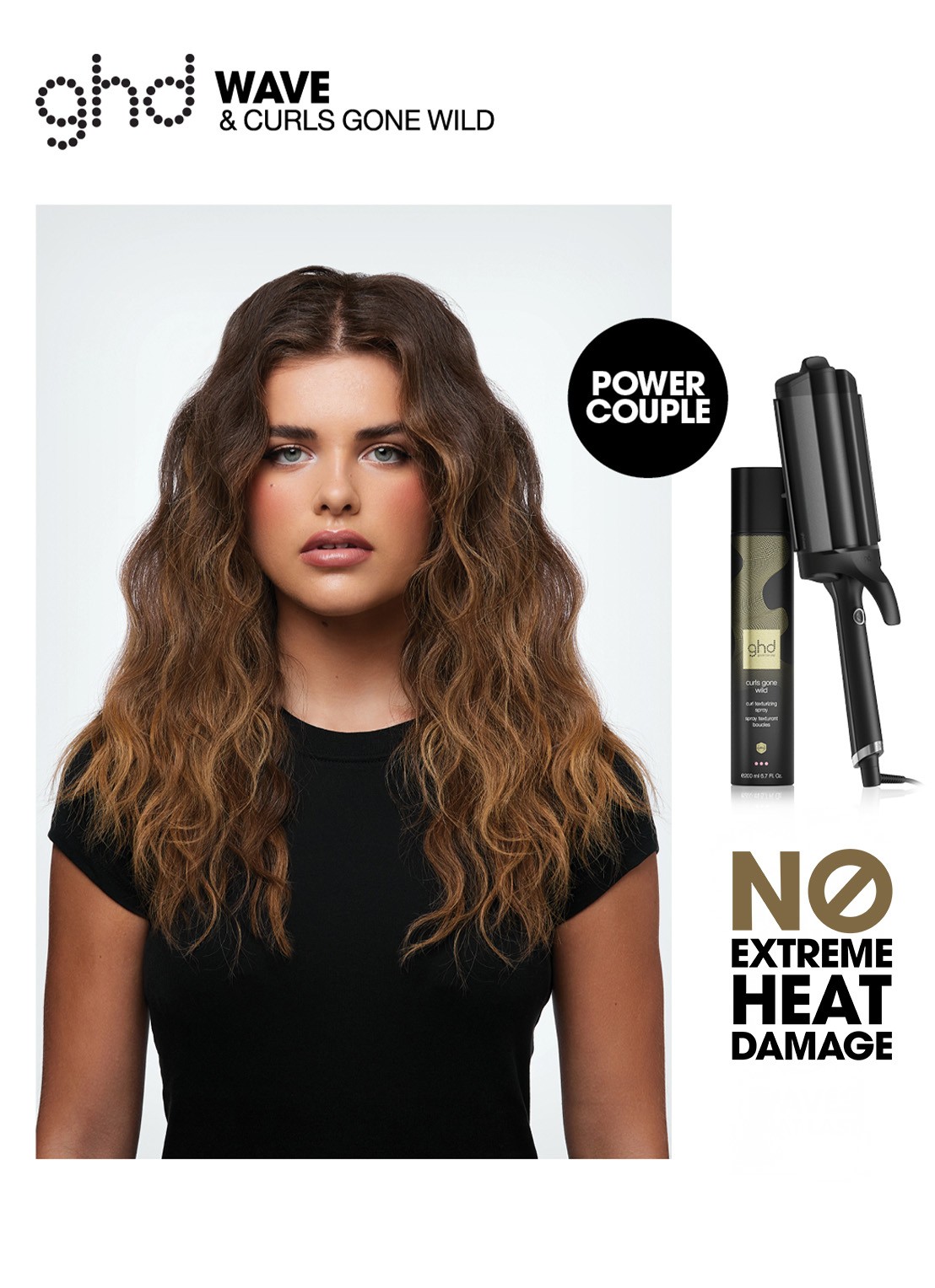 ghd Triple Barrel Waver - krultang - detail 4 zwart