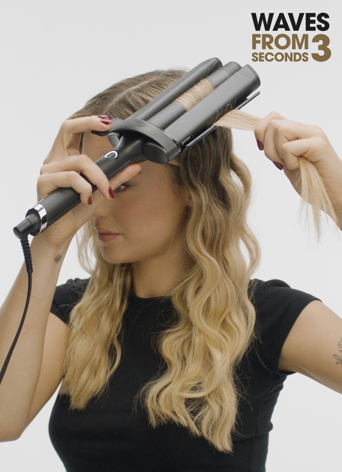 ghd Triple Barrel Waver - krultang - detail 5 zwart