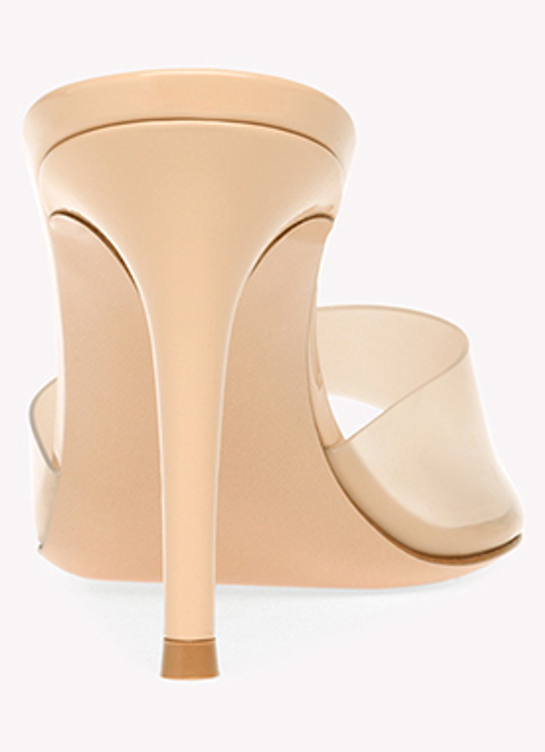Gianvito Rossi Elle 85 muiltje  - detail 2 donkerbeige