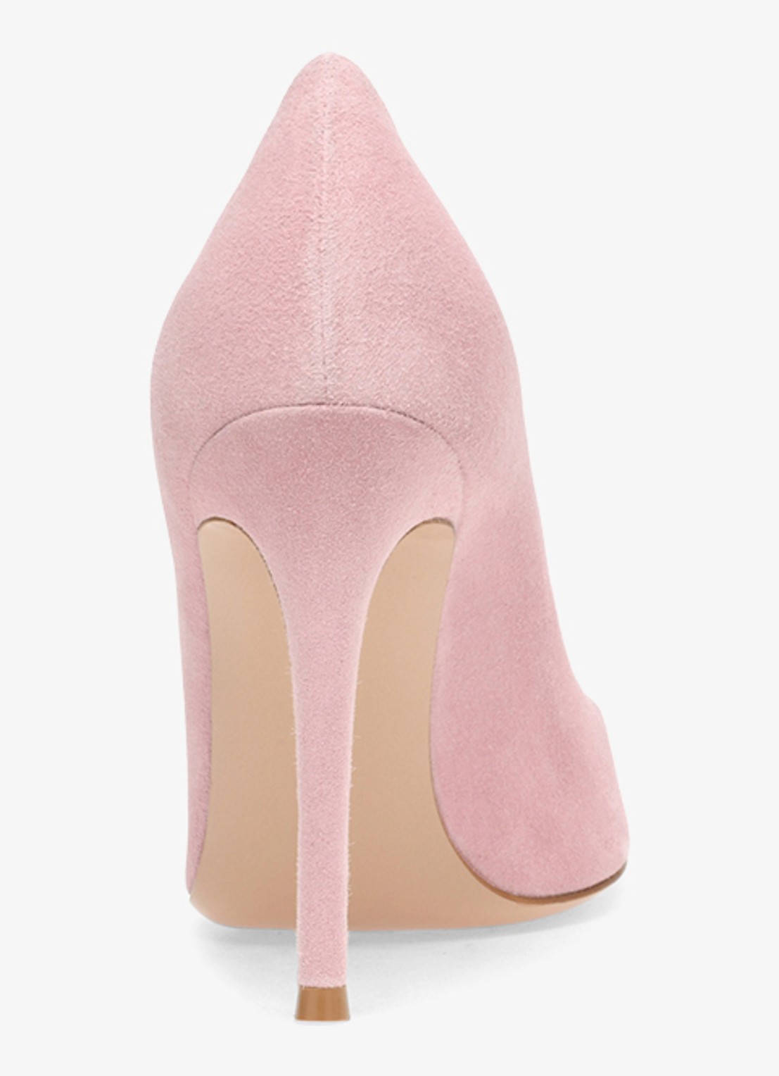 Gianvito Rossi Gianvito 105 pump van suède - achterkant 3 roze