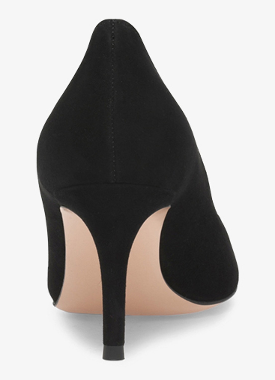 Gianvito Rossi Gianvito 70 pump van suède - achterkant 3 zwart