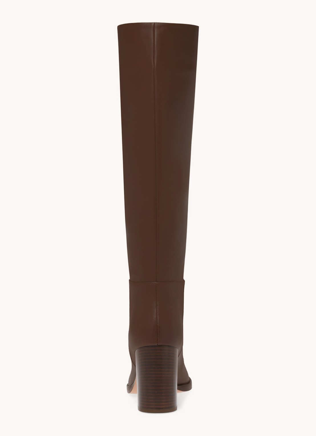 Gianvito Rossi Santiago laars van kalfsleer - detail 4 bruin