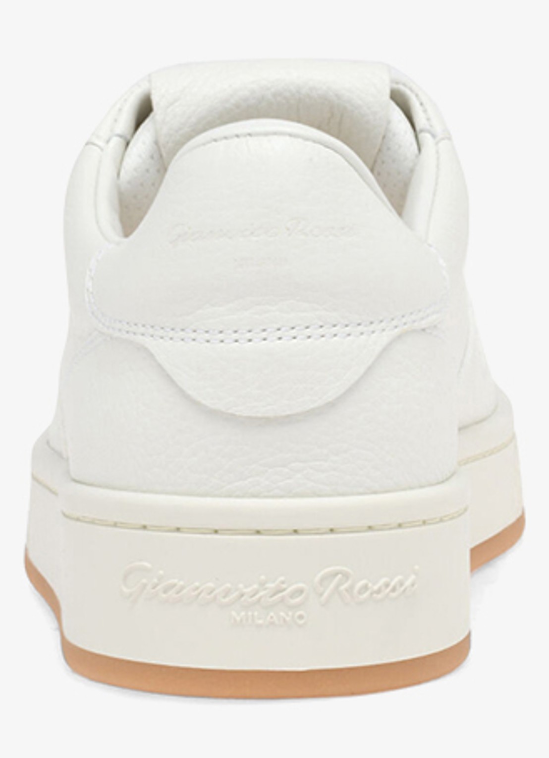 Gianvito Rossi Slam sneaker van kalfsleer - achterkant 3 wit