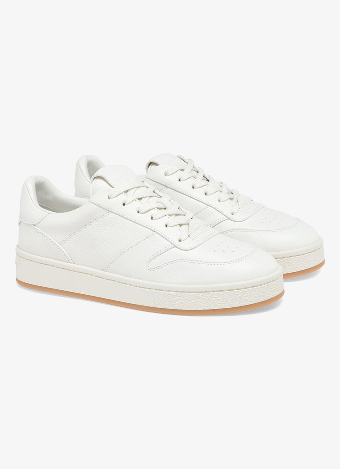 Gianvito Rossi Slam sneaker van kalfsleer - voorkant 2 wit