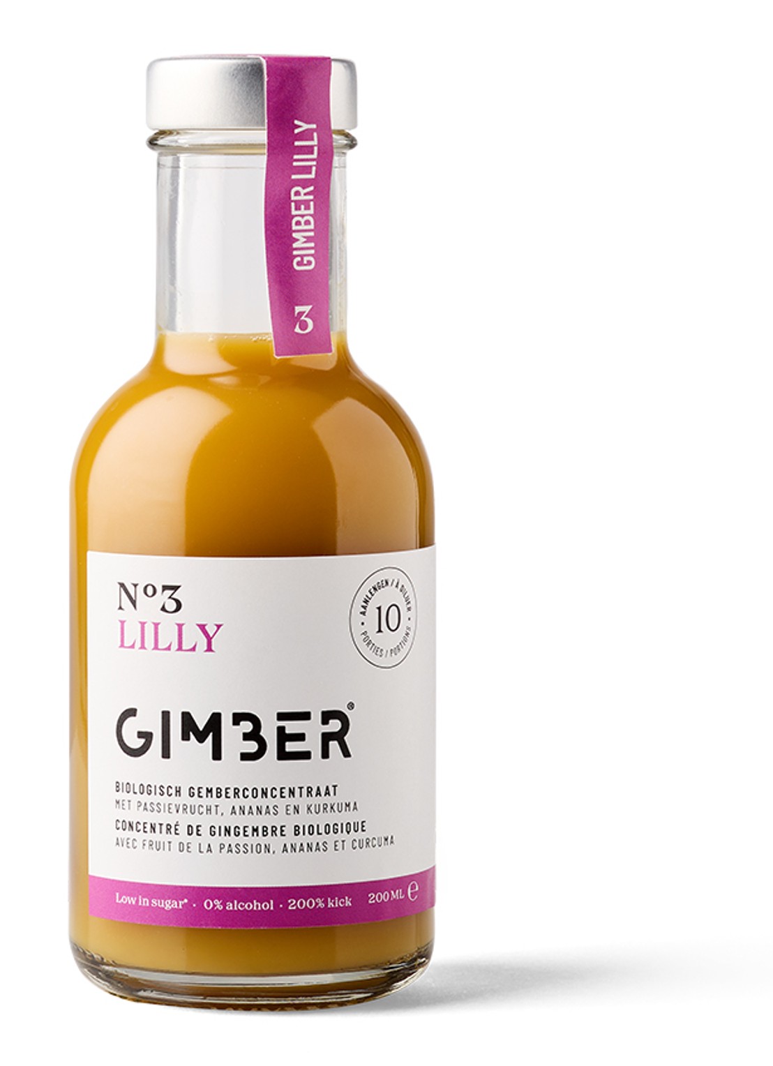 GIMBER N°1 Lilly  gember concentraat 200 ml - voorkant undefined