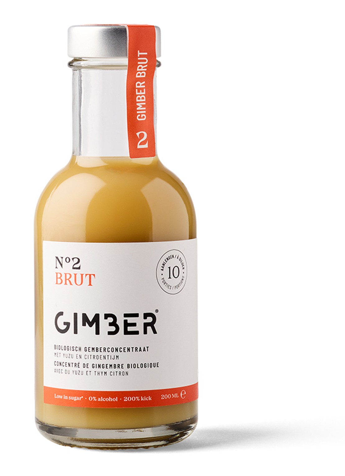 GIMBER N°2 Brut  gember concentraat 200 ml - voorkant undefined