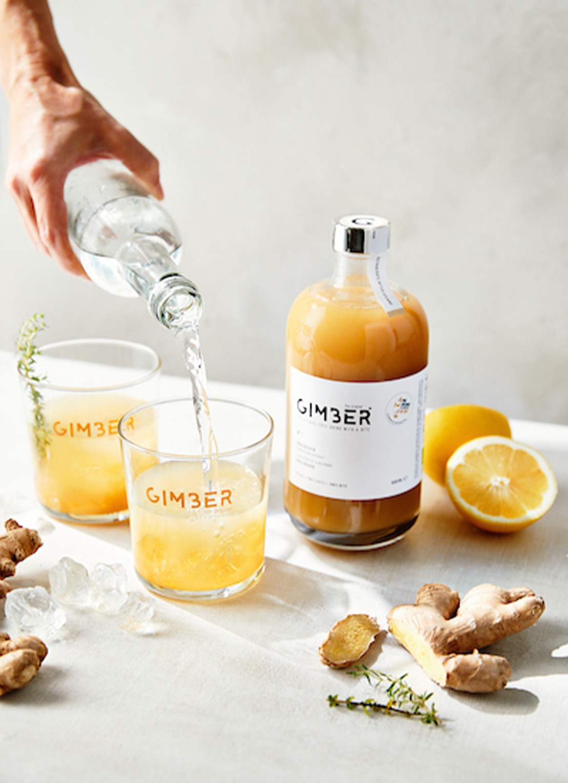 GIMBER N°1 Original gember concentraat in giftbox 500 ml - voorkant 2 undefined